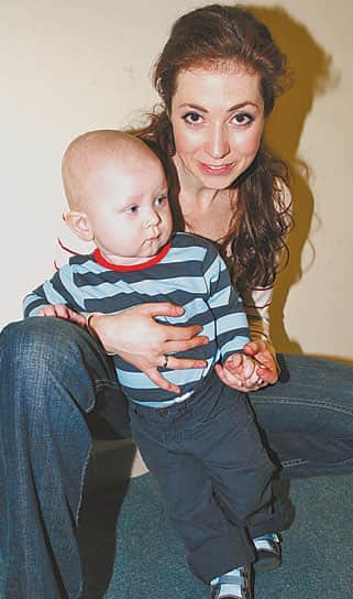 Анна Большова с сыном