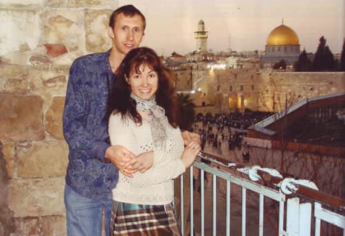 Анна Большова с мужем