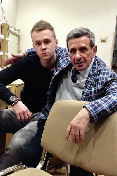 Борис Смолкин с сыном