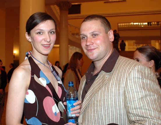 Олеся Железняк с мужем