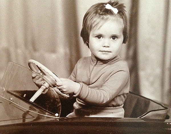Юлия Михалкова в детстве