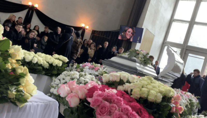 Похороны Юлии Началовой 