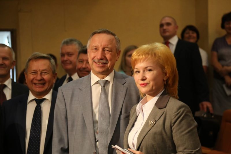 Александр Беглов с женой