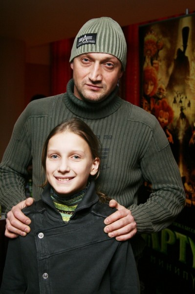 Гоша Куценко с дочкой