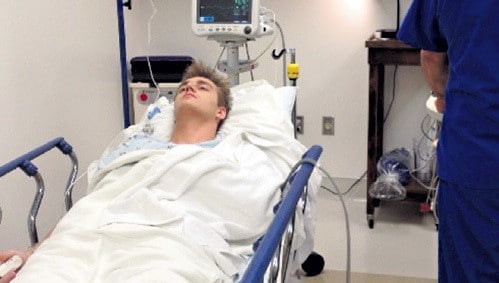 Алексей Воробьев в больнице после ДТП
