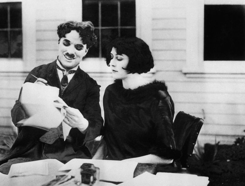 Чарли Чаплин с Литой Грей