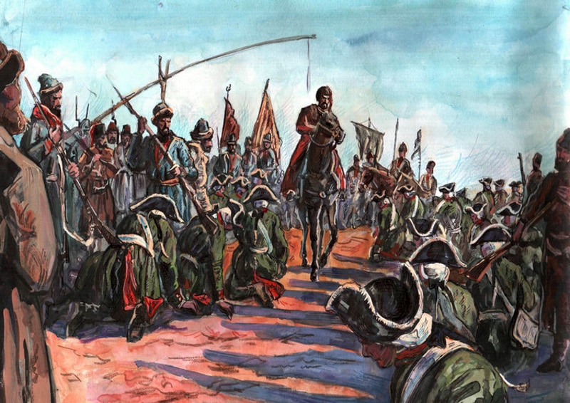 Бунт Емельяна Пугачева в 1773-м 