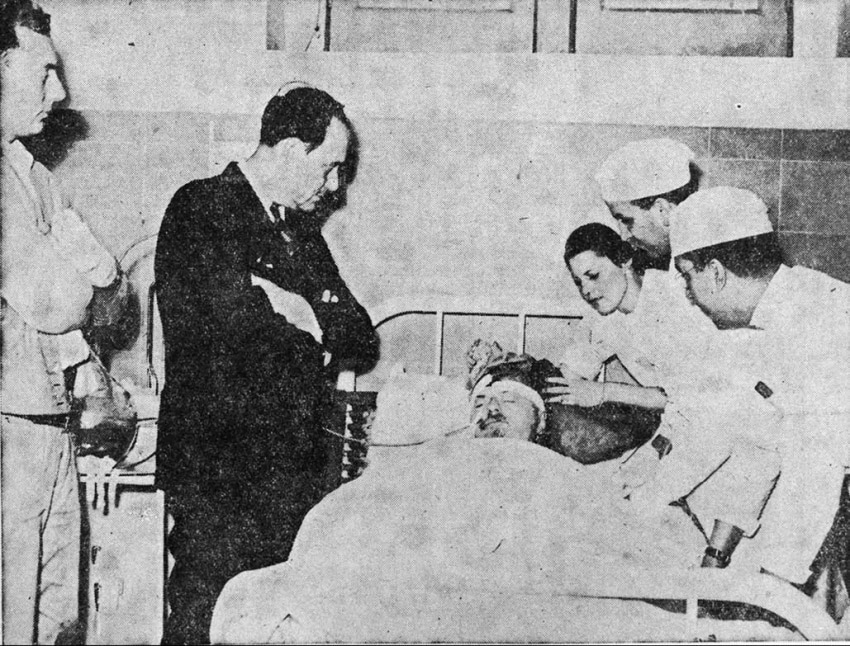 Лев Троцкий в больнице