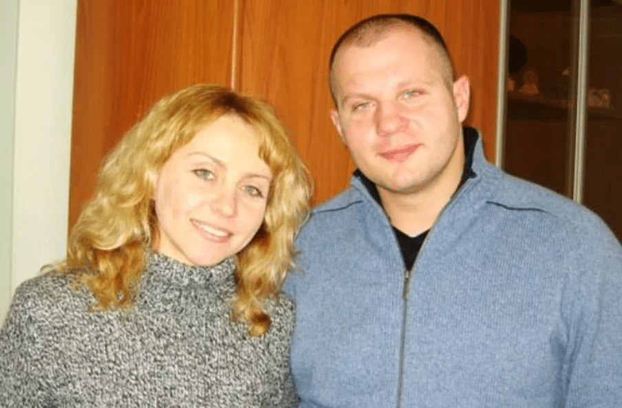 Федор Емельяненко с женой Оксаной
