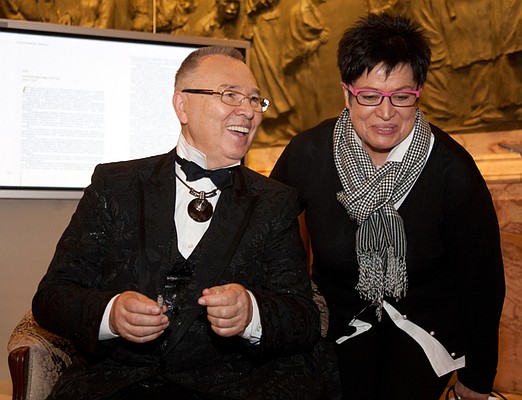Вячеслав Зайцев с женой Мариной