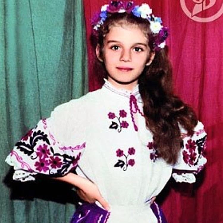 Анна Седокова в детстве