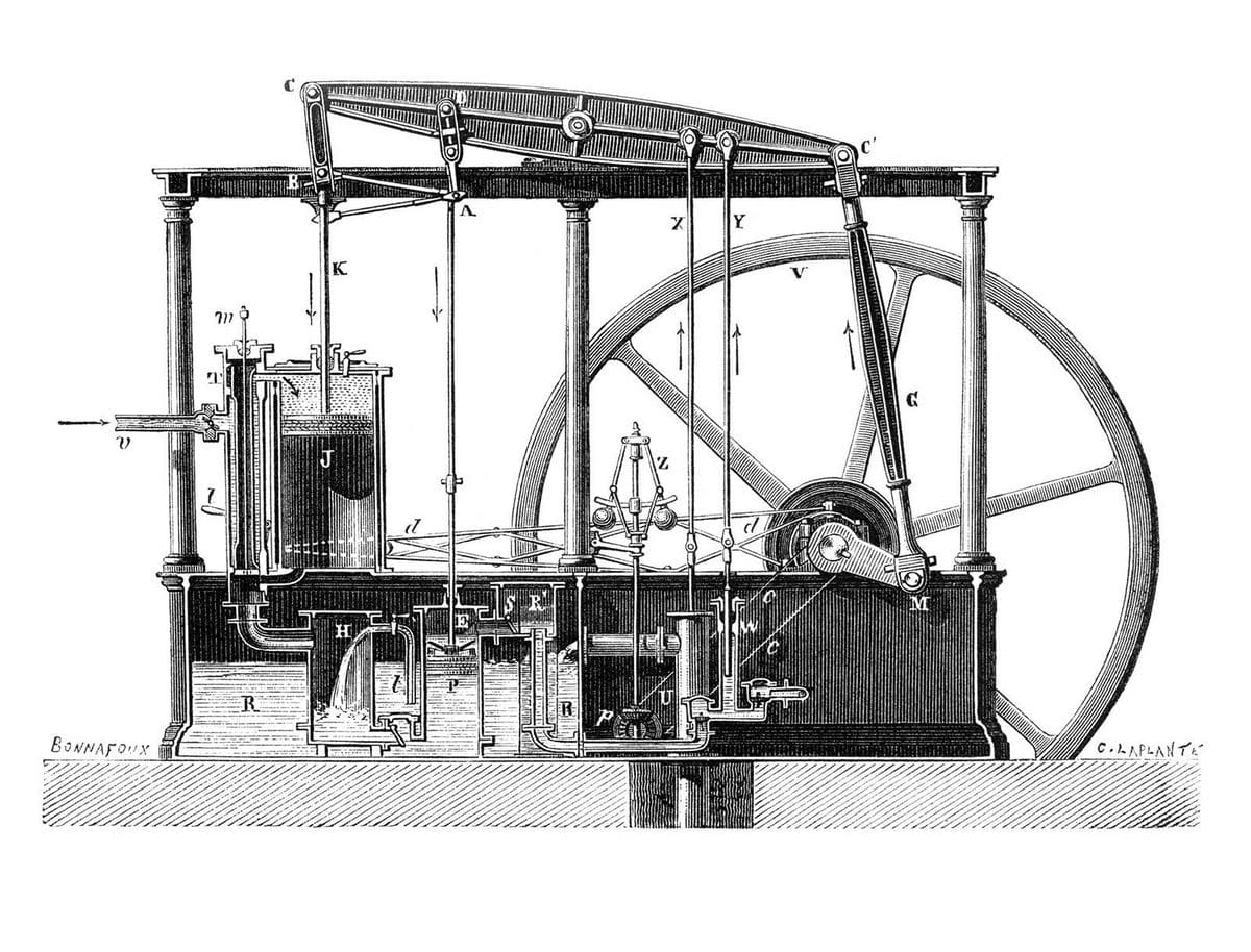 James watt patented his steam (120) фото