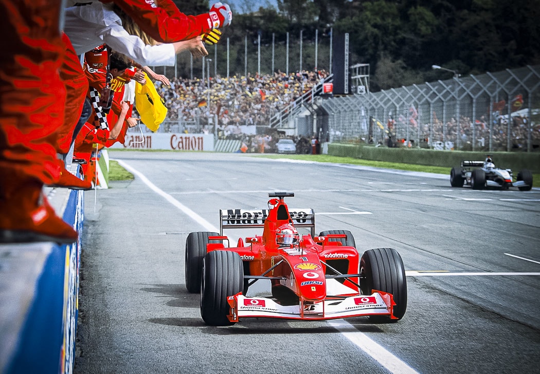 Шумахер Ferrari f2002