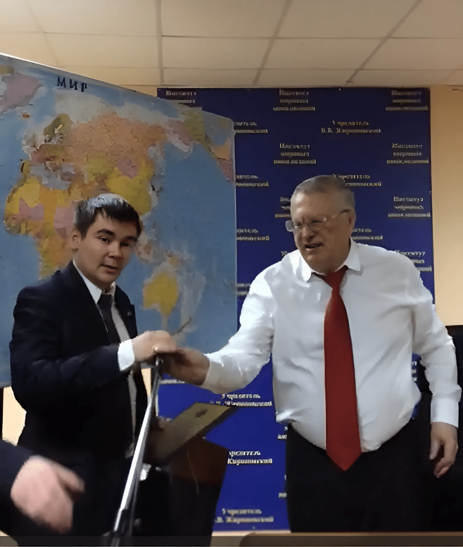 С лидером партии ЛДПР Владимиром Жириновским