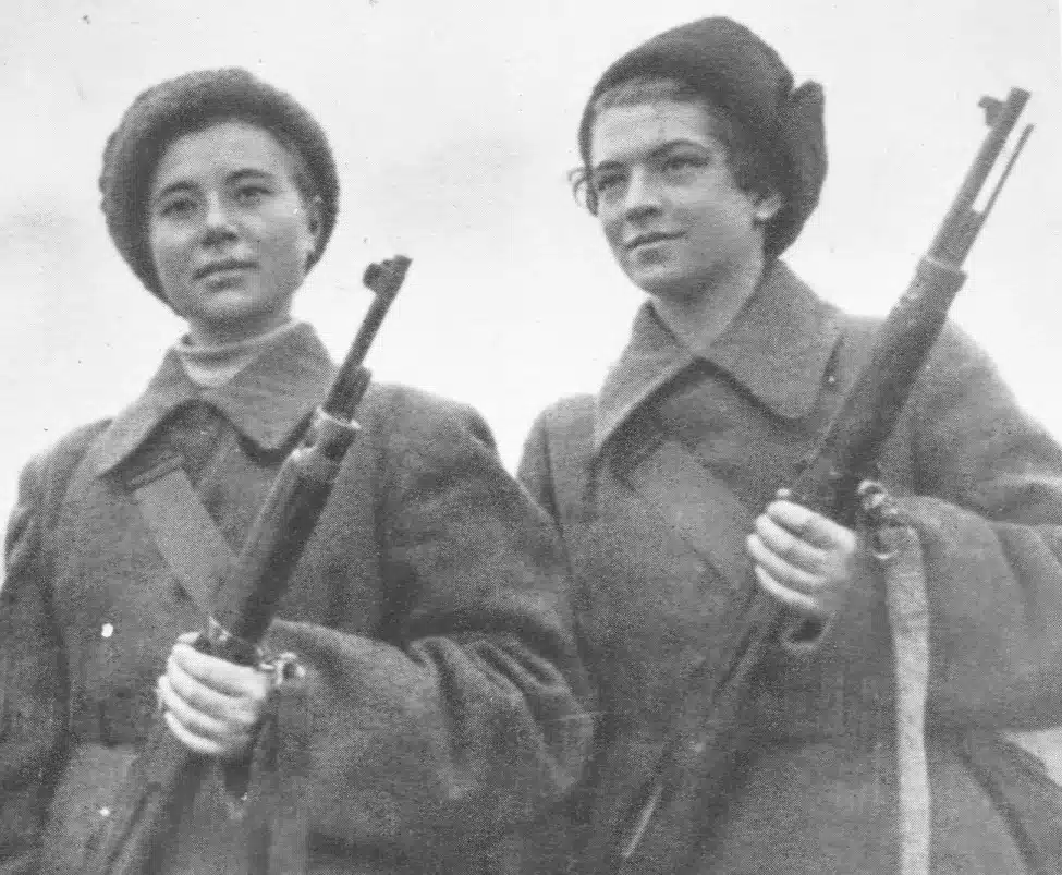 Женщины-снайперы в Великой Отечественной войне
