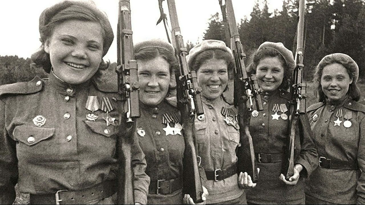 Женщины-снайперы в Великой Отечественной войне