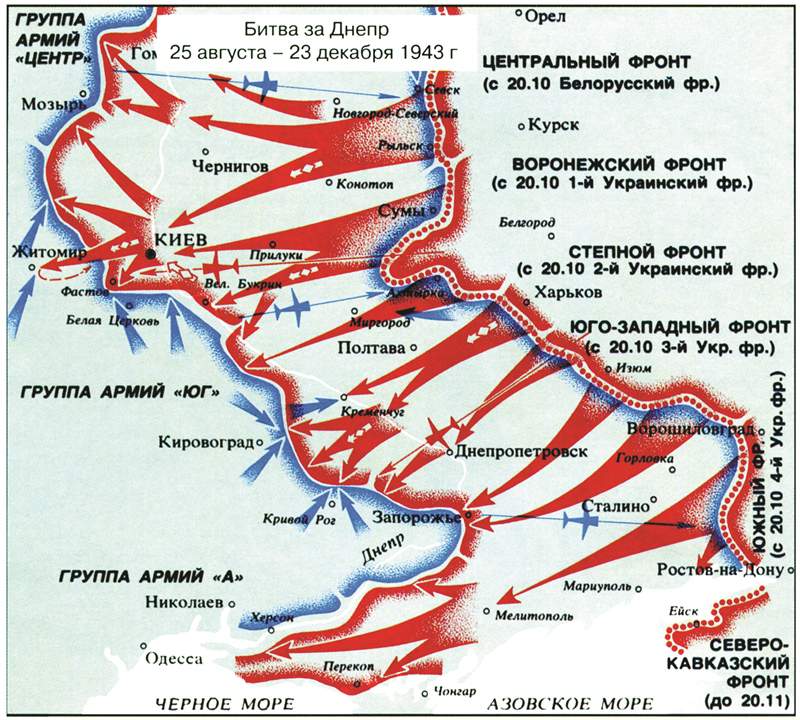 Битва за Днепр: крупнейшая операция Второй мировой на Восточном фронте