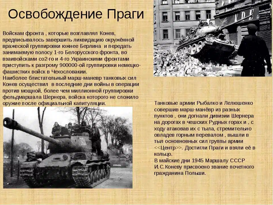 Кто освободил Прагу в 1945 году