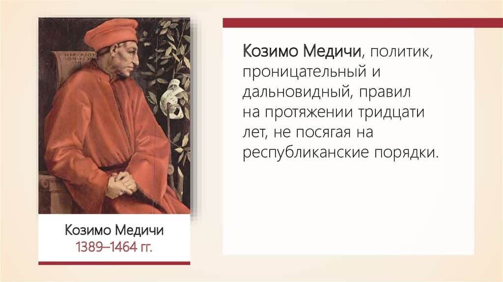 Козимо Медичи