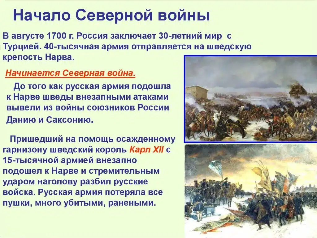 Северная война: цели и результаты для России