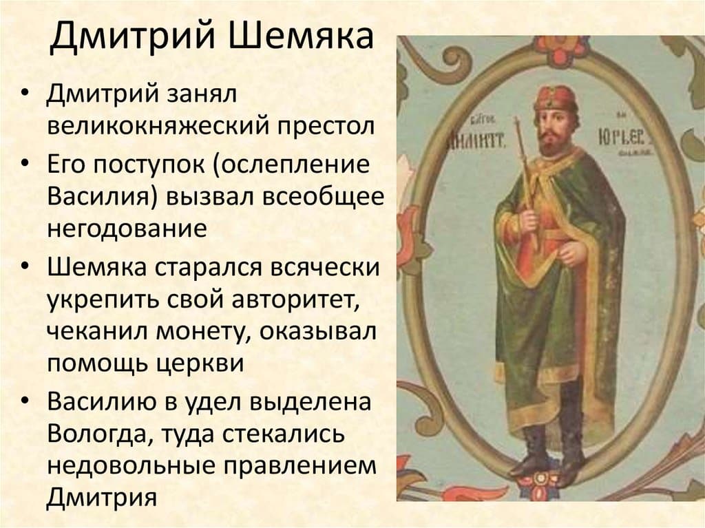 Дмитрий Юрьевич Шемяка